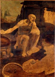Den hellige Hieronymus, ca. 1480 (olje på tre)