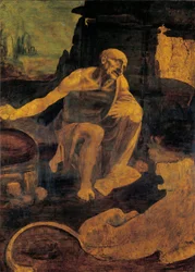 St. Jerome, ca. 1480-82 (olje og tempera på valnøtt)