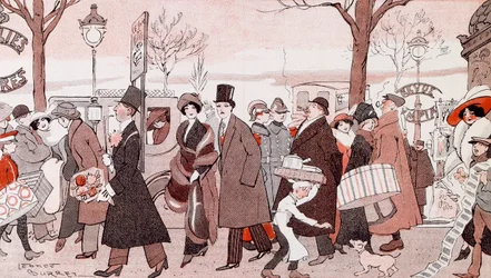 Boulevarden, av Leonce Burret