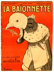 Cover av "" La Baionnette"", Satirical in Colors