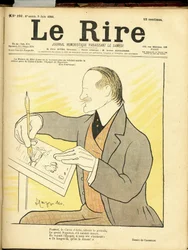 Illustrasjon av Leonetto Cappiello dit Cappiello (1875-1942) for omslaget til Le Rire