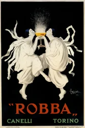 Plakatreklame for Spumante Robba Canelli, Torino, Italia, 1921