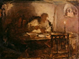Leo Tolstoy i studiet sitt