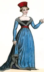 Marie de Fayel, kone til Renaud-de-Nanteuil og mor til Marguerite-de-Nanteuil, under Karl VIIs regjeringstid 