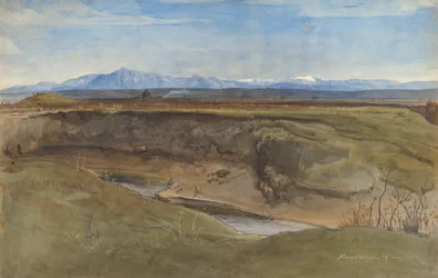 Landskap nær Roma, 1867.