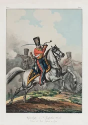 Carabinier av Hussar-regimentet, 1830-årene