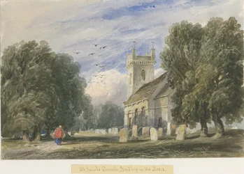 Kirken i Bradley-in-the-Moors, uten dato [ca. 1830-1840]