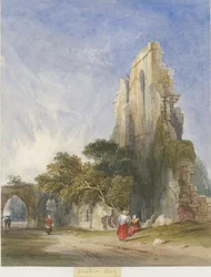Croxden Abbey: vannfargemaleri, nd [c1830-1840] (maleri)