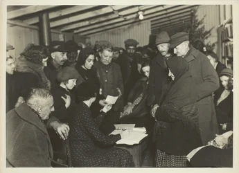 WPA-hjelpesjekker gitt ut til arbeidsledige gruvearbeidere, Scott#39;s Run, Vest-Virginia