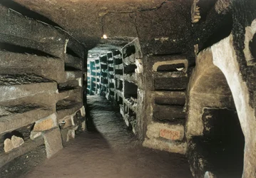 Galleri med Loculus Tombs (bilde)