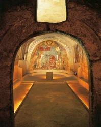 Italia, Apulia, Gravina i Puglia, Klippekrypten til San Vito Vecchio-kirken