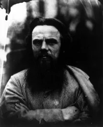 Fotografi av Holman Hunt i full ansikt', mai 1864