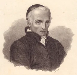 Portrett av den italienske religiøse og teolog Ottavio Giovanni Battista Assarotti (1753-1829), kobberstikk av Bonaldi