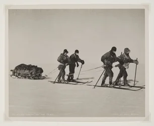 The Polar Party on the Trail (bromidtrykk)