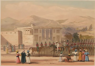 «Shah Soojahs inntreden i Cabool [sic]»