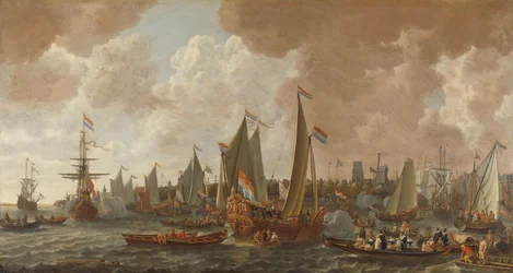 Ankomst av Charles II, konge av England, i Rotterdam, 24. mai 1660