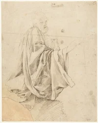 Studer for en knelende figur