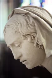 Gravleggingen og jomfruens besvimelse, detalj: leder av Salome