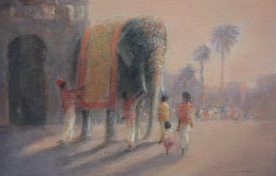 Malt elefant