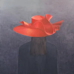 Red Hat, 2004 (akryl på lerret)
