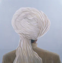 Hvit turban