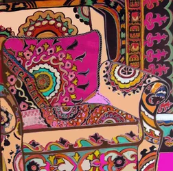 Suzani Chair, 2009 (blandet media)