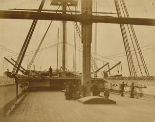 Quarterdeck av HMS "Impregnable"