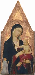 Madonna og barn med giver, 13251330.