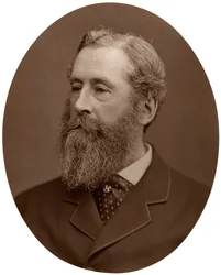 Hertugen av Abercorn, lordløytnant av Irland, 1876.