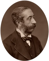 Jarl av Carnarvon, president for Society of Antiquaries, 1880.