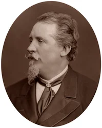 Frederick Goodall, maler, 1878.