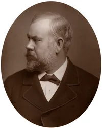 Henry Hugh Armstead, RA, britisk billedhugger og illustratør, 1883.