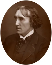 Henry Irving , engelsk skuespiller, 1883.