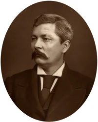 Henry Morton Stanley, afrikansk oppdagelsesreisende, 1880.