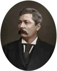 Henry Morton Stanley, afrikansk oppdagelsesreisende, 1880.