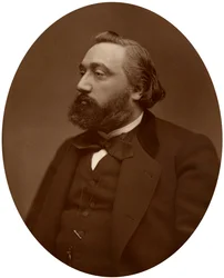 Leon Gambetta, fransk statsmann, 1882.