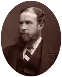 Sir John Lubbock, Bart, MP, FRS, rektor ved University of London, 1877.