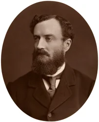 Sir Michael Hicks-Beach, Bart, MP, sjefsekretær for Irland, 1876.