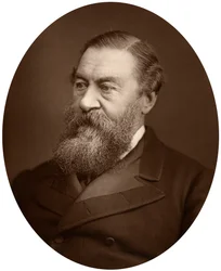 Sir Samuel White Baker, afrikansk oppdagelsesreisende, 1880.