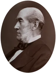Sir William Fergusson, Bart, FRS, sersjant-kirurg til dronningen, 1877.