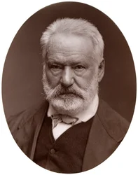 Victor Hugo , fransk poet, dramatiker og romanforfatter, 1877.