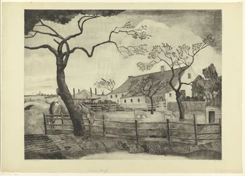 Gård med storfe i Holland Grande ferme Hollandais (original tittel)