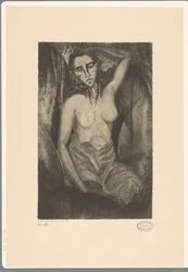 sittende kvinne Femme assise (original tittel)
