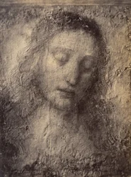 [Kopi av Kristi hode fra Leonardo da Vincis "The Last Supper"], 1857-61.