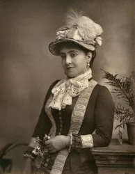 Adelina Patti, italiensk operadiva, 1882.