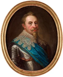 Portrett av Gustave II Adolf av Sverige (kjent som den store eller nordens løve