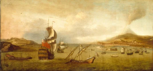 British Squadron og Levantine bysser i havet