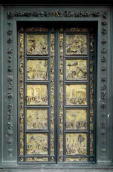 Gate of Paradise, realisert av Ghiberti Lorenzo (1378-1443)