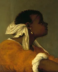 Altertavle av Saint Lucia eller Saint Lucia in courts av Lorenzo Lotto (1480 ca- 1556), olje på lerret, 243x237 cm, detalj