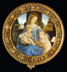 Tondo med Madonna, Jesusbarnet og døperen Johannes
